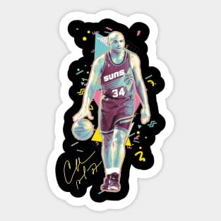 Charles Barkley The Chuck Basketball Legend Signature Vintage Retro 80s 90s Bootleg Rap Style Sticker